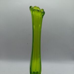 Elegant Westmoreland Green Glass Vase 9"